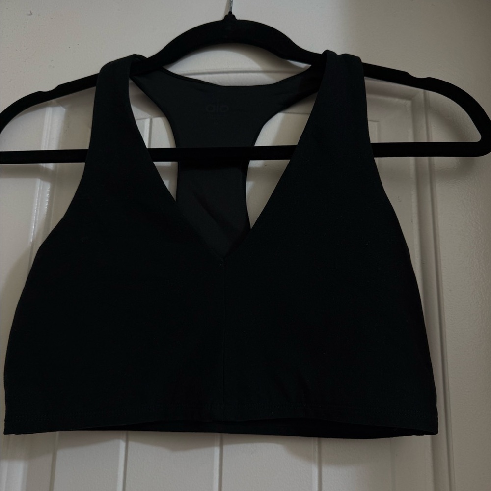ALO Yoga Black Triangle Sports Bra